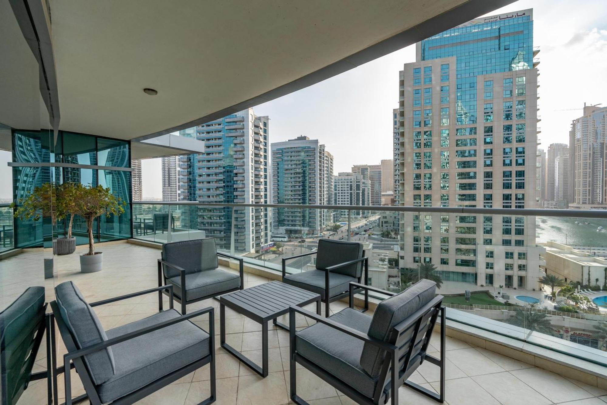 Vacay Lettings - Full Marina View 3 Bedroom Plus Maid Room Dubaj Exteriér fotografie