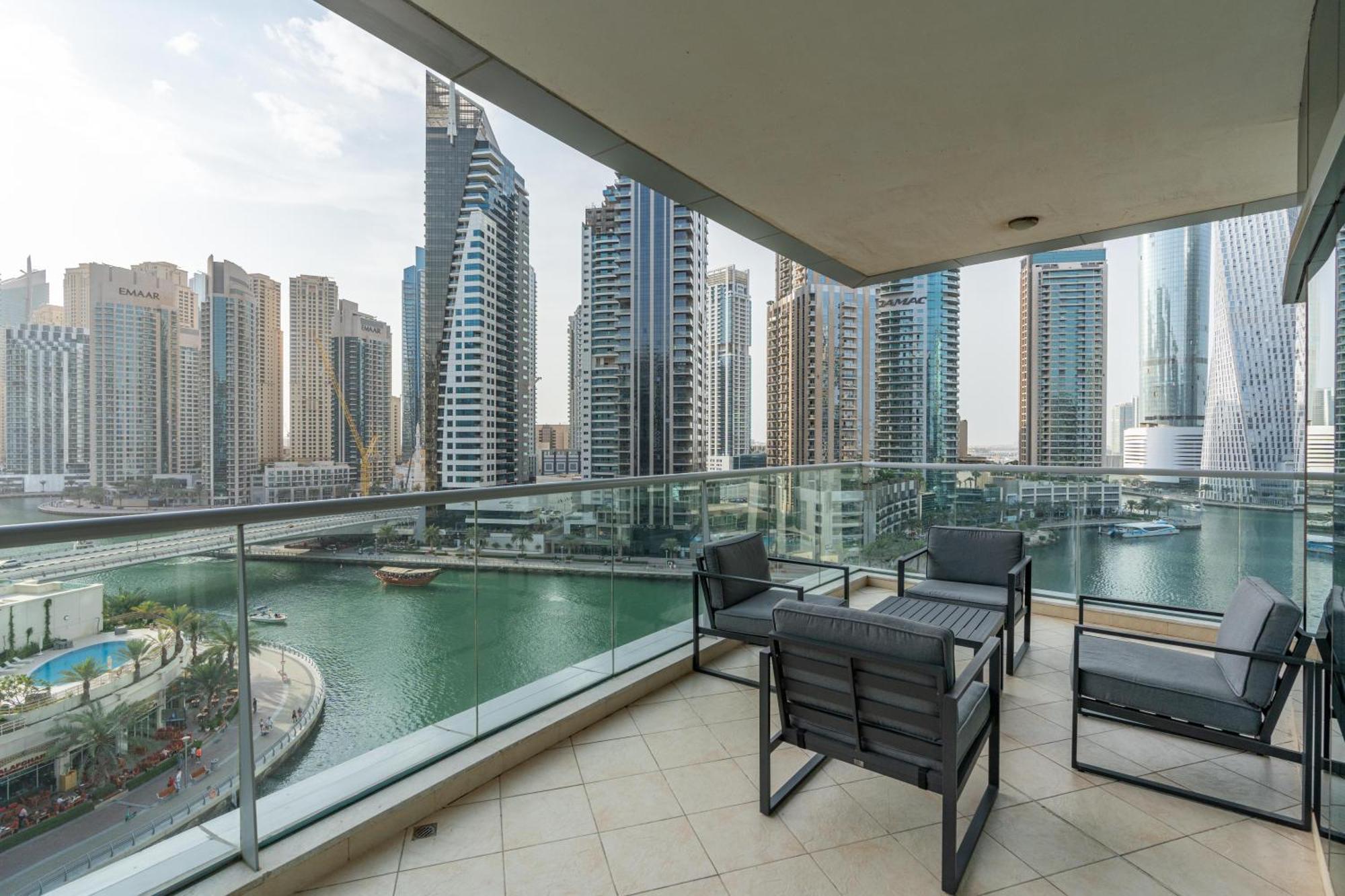 Vacay Lettings - Full Marina View 3 Bedroom Plus Maid Room Dubaj Exteriér fotografie